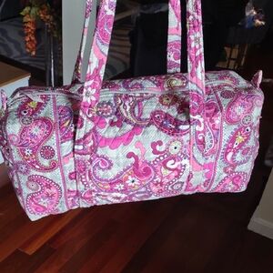 Vera Bradley Pink Paisley Travel Bag